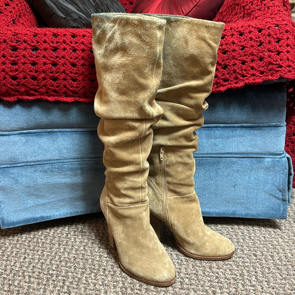 Steve Madden Nevadaaa Suede Leather Boots